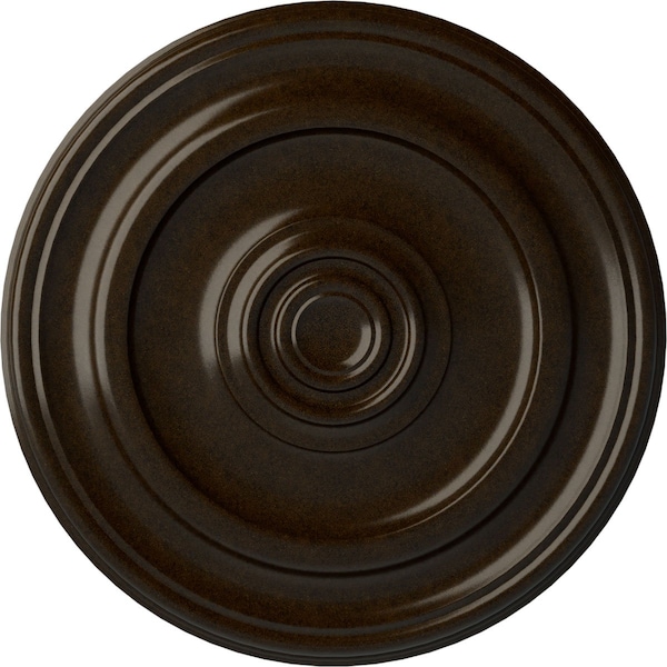 Ekena Millwork Kepler Traditional Ceiling Medallion (For Canopies up to 5 1/4"), 23 5/8"OD x 1 3/4"P, Bronze CM24KPBZS - main